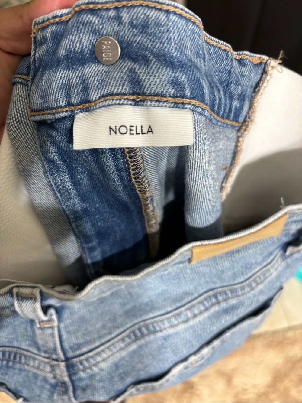 PAIGE Noella Straight Maternity Jeans 27 - Picture 14 of 15